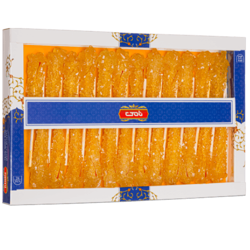 نی نبات زعفرانی ۲۴ عددی نامی