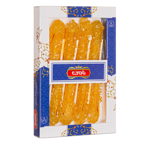 نی نبات زعفرانی نامی (۸ عددی)