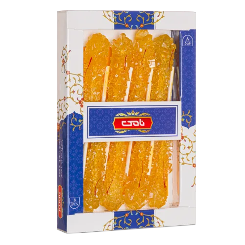 نی نبات زعفرانی نامی (۸ عددی)