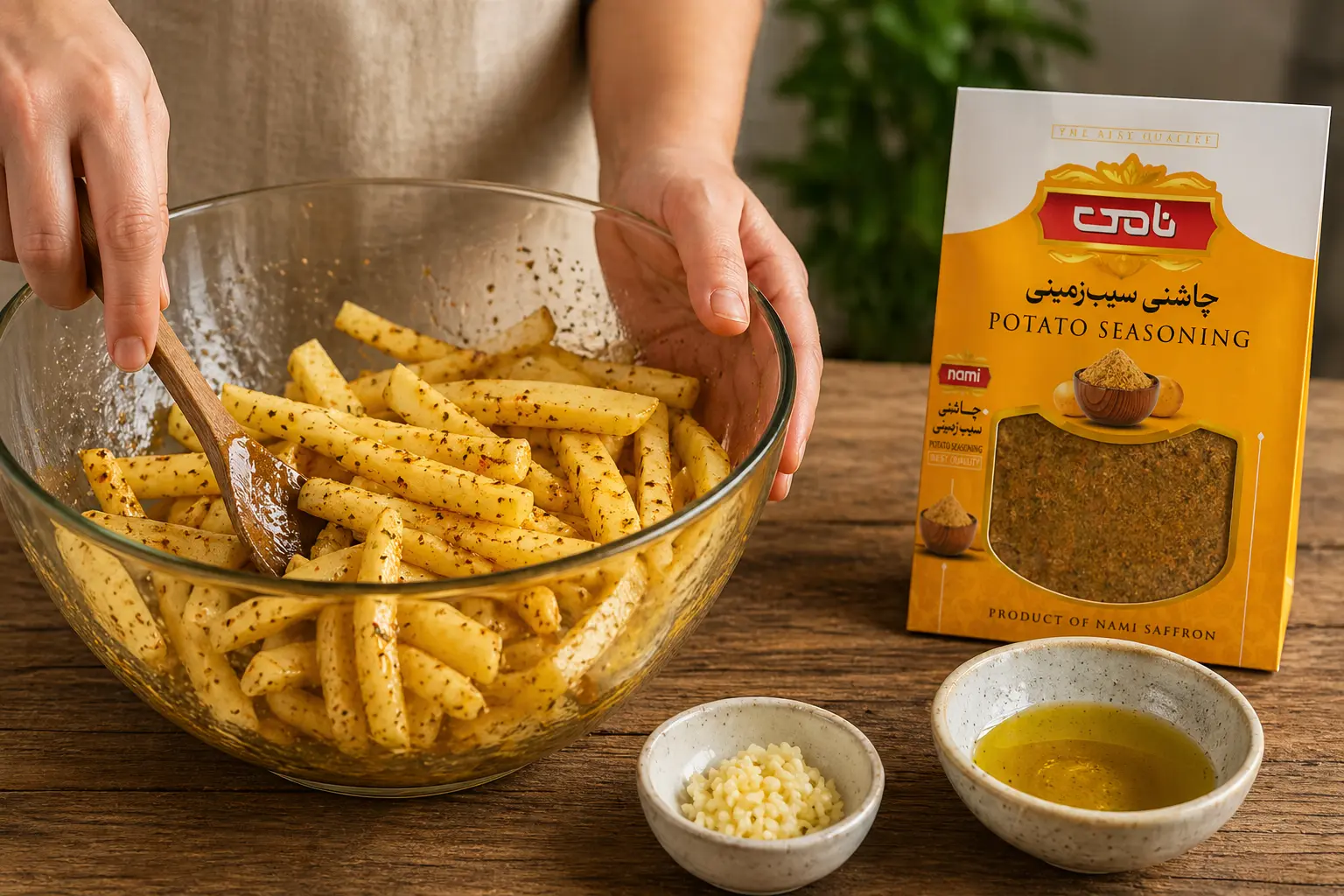 تهیه سیب زمینی تنوری ۲